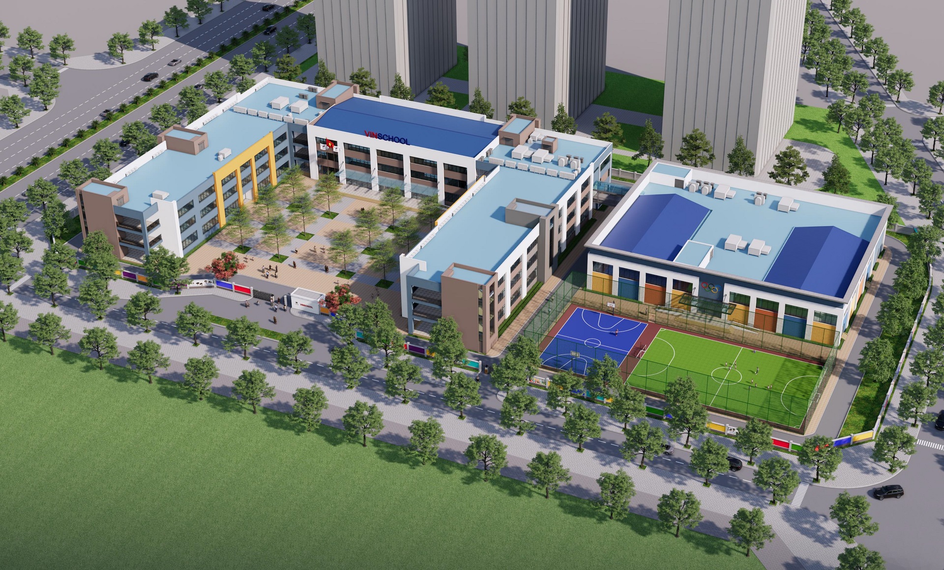 Vinhomes Smart City - Trường tiểu học Vinschool F3-TH01