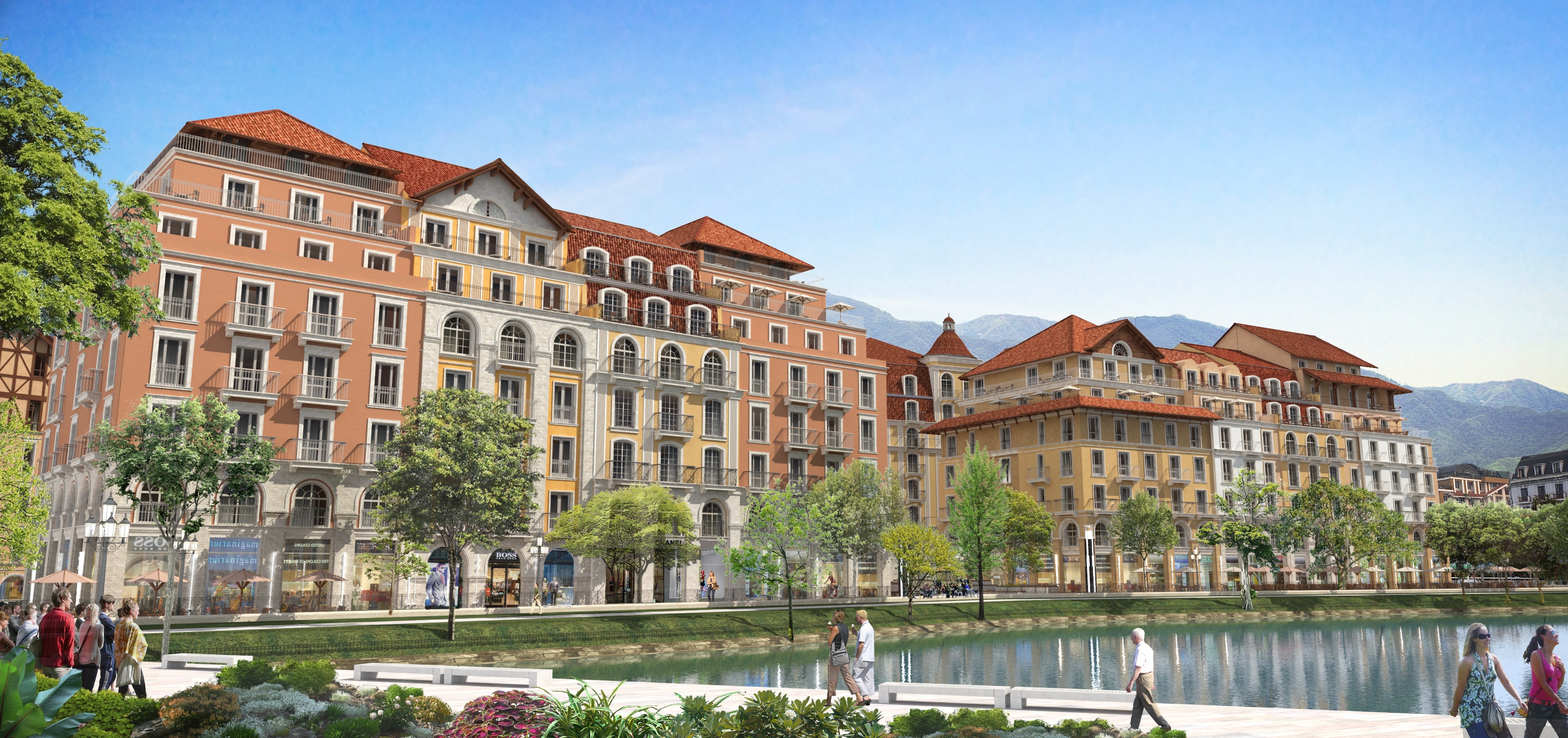 Tổ hợp dịch vụ cao cấp khu trung tâm Sa Pa